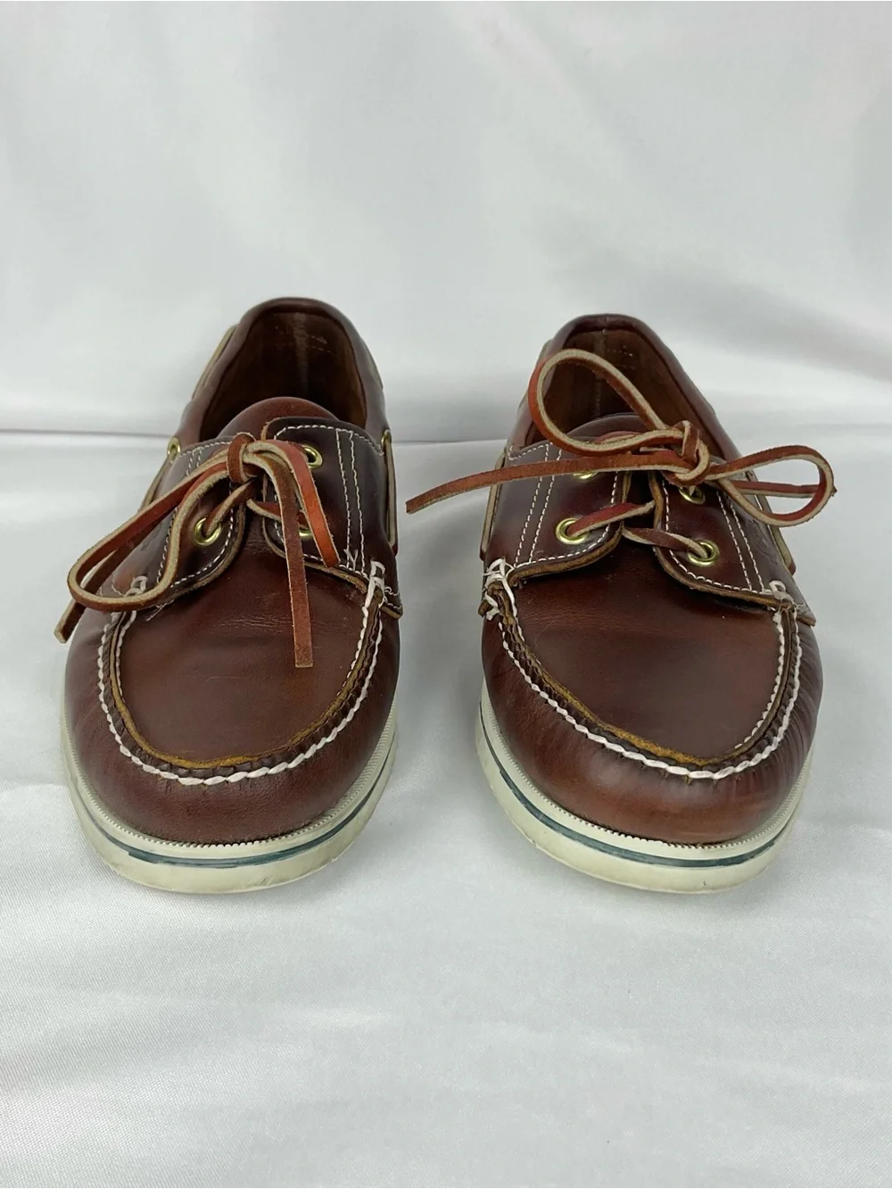 Vintage Dexter Leather Boat Shoes Men’s Sz 9 Narrow Deck Shoes Retro 80s Preppy